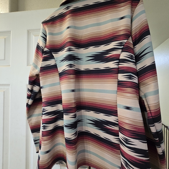Avery Multicolor Striped Women's Blazer - Picture 3 of 3